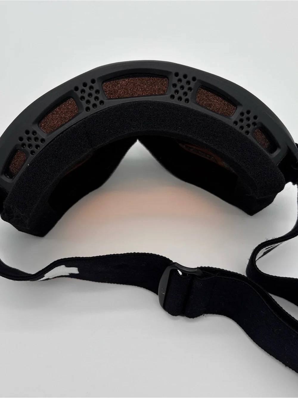SPY+ Black Frame Snow Goggles with Orange Lens